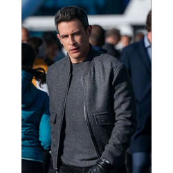 FBI S07 Stuart Scola Grey Bomber Jacket